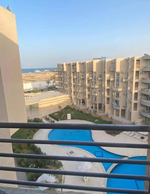 a view from a balcony of a apartment building at منتجع البرنسيسة ريزورت الغردقه in Hurghada