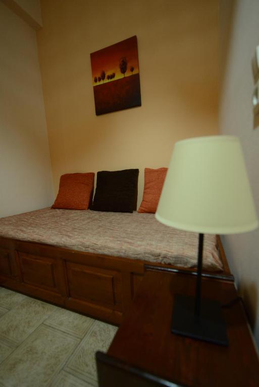 Postel nebo postele na pokoji v ubytování Alexandra Spingou Apartments