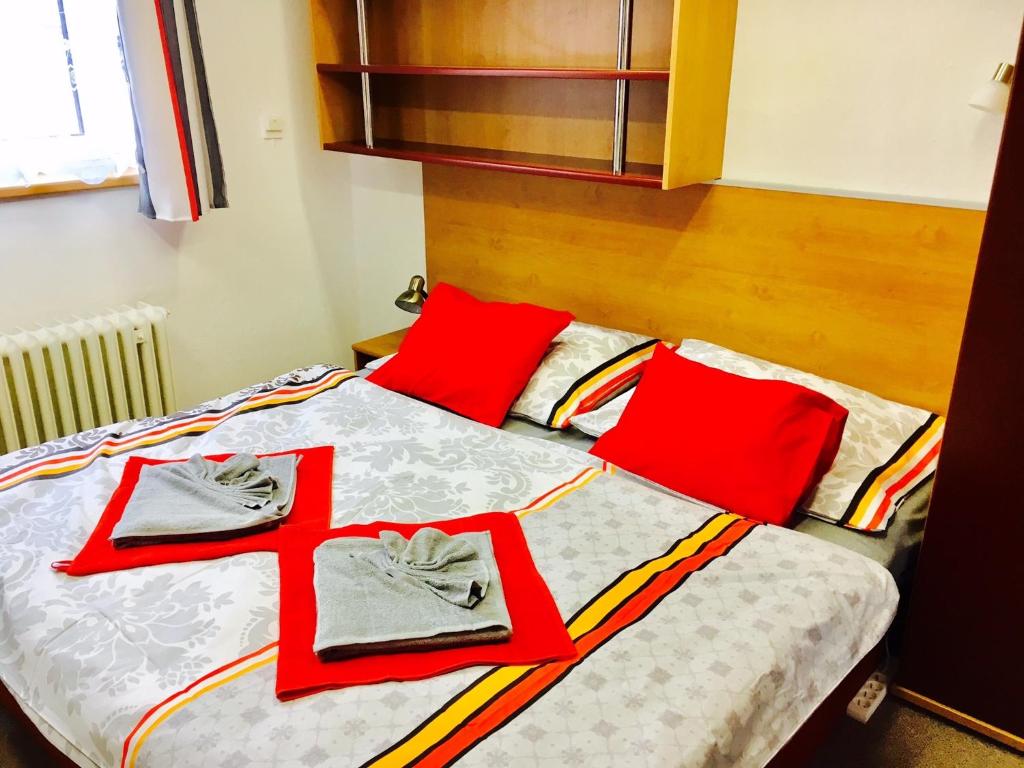 Postel nebo postele na pokoji v ubytování Apartments Radka