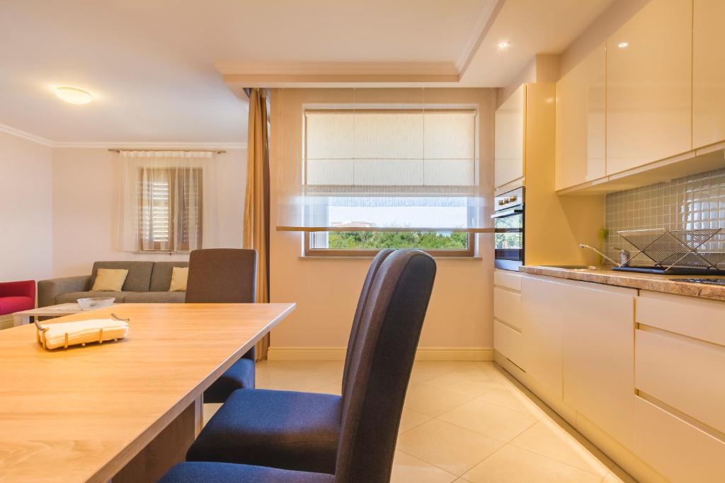 Kuchyň nebo kuchyňský kout v ubytování Luxury Apartments Villa Matea
