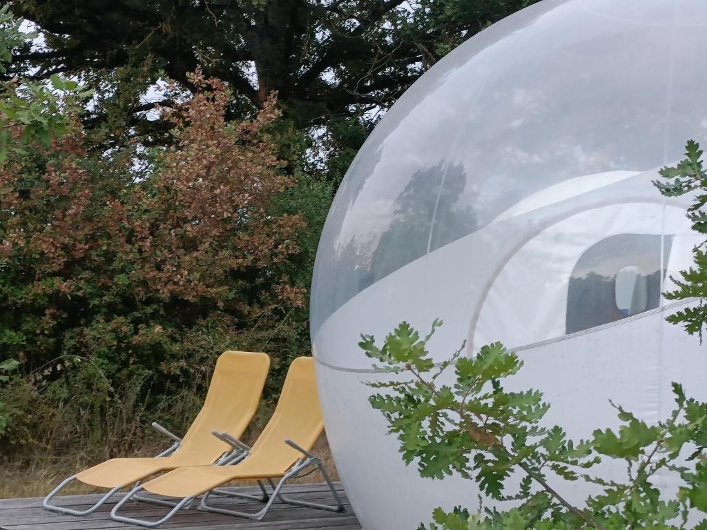 Pré en bulles - Burbuja transparente en Le Vigeant