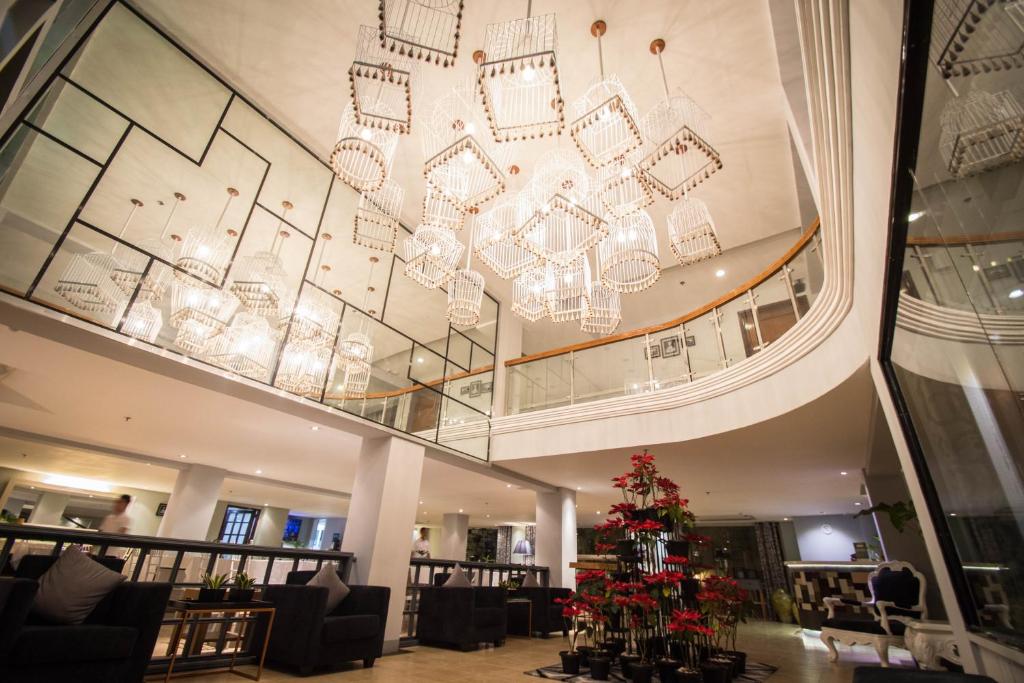 Posezení v ubytování Almont City Hotel