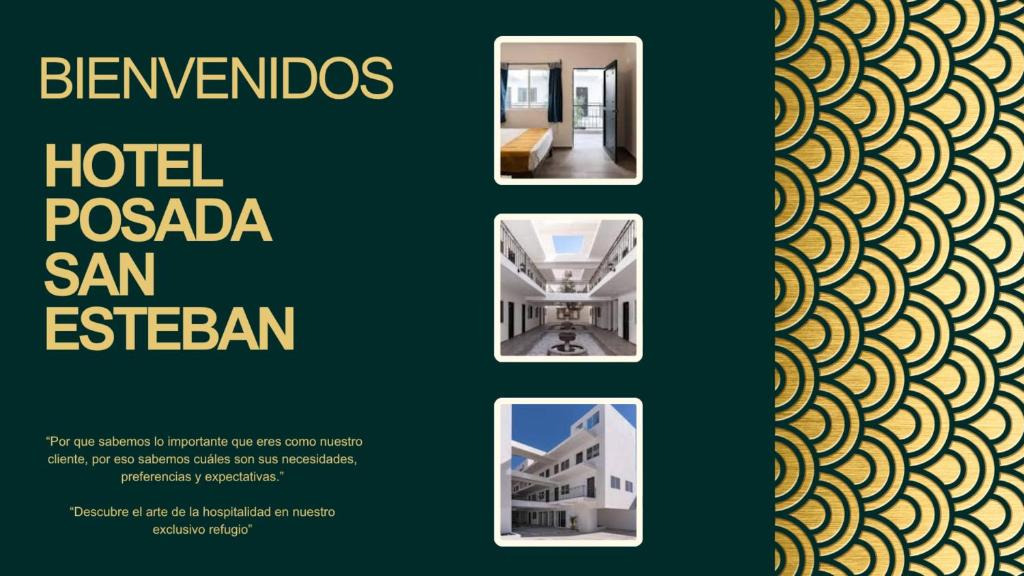 a flyer for a hotel posada san esteban at Hotel Posada San Esteban in San Luis Potosí