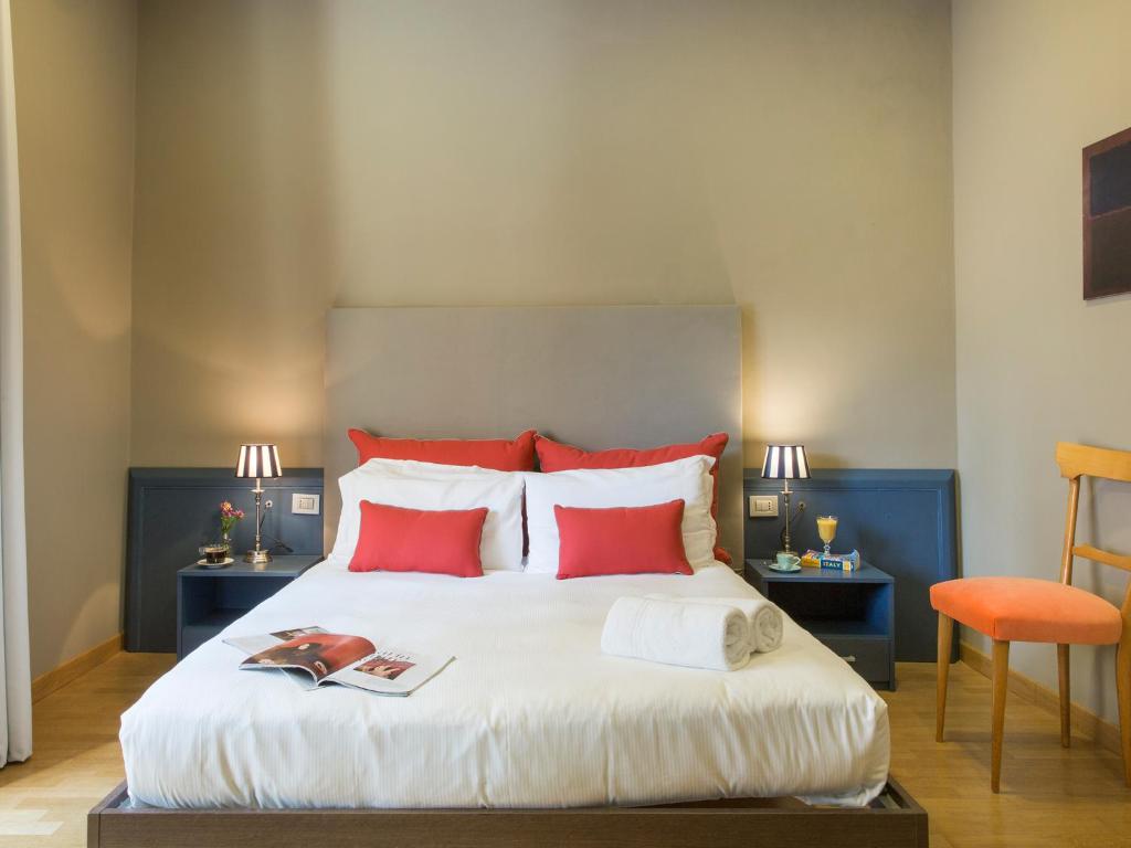 Cama o camas de una habitación en Monti First