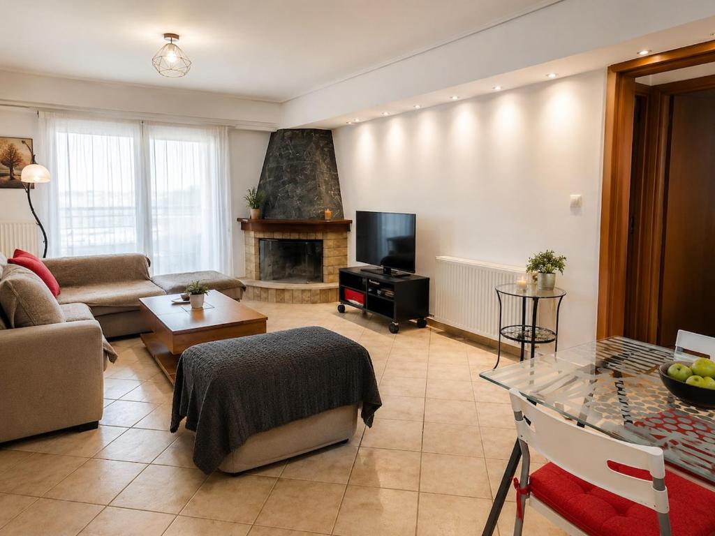 Locate Zografou APT with Balcony & Private Parking