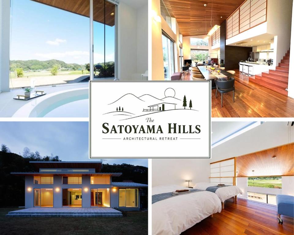 a collage of pictures of a house at The SATOYAMA HILLS FK1 in Futtsu