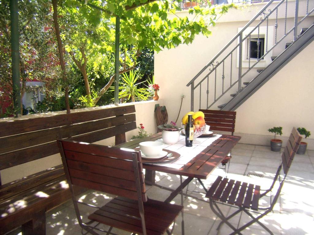 Balkón nebo terasa v ubytování Studio Apartment Lavender