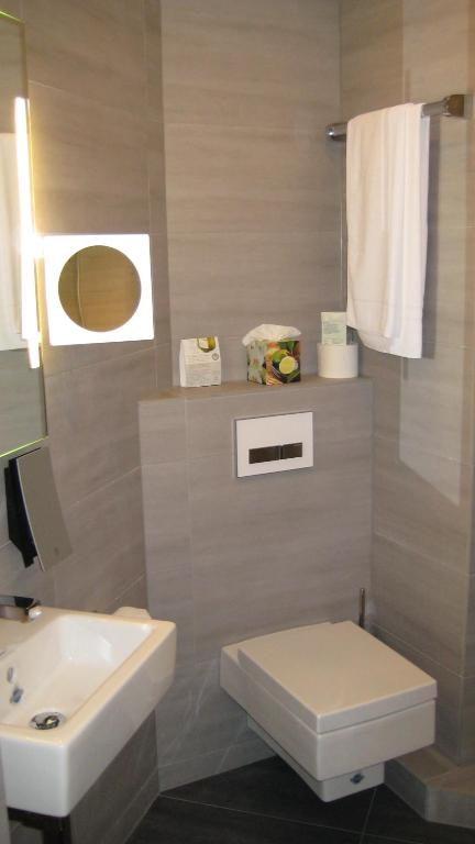 Koupelna v ubytování Design Hotel Zollamt