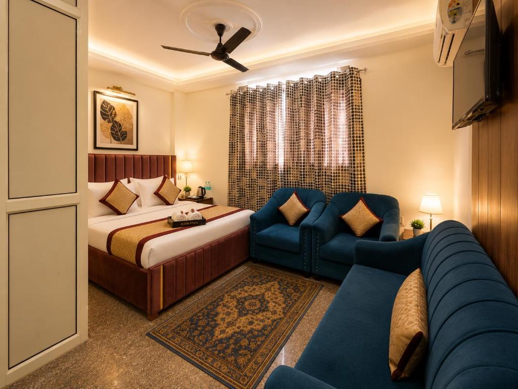 لابی و فضای عمومی Hotel Kasa Stays - Ramesh Nagar Metro - تصویر ۵