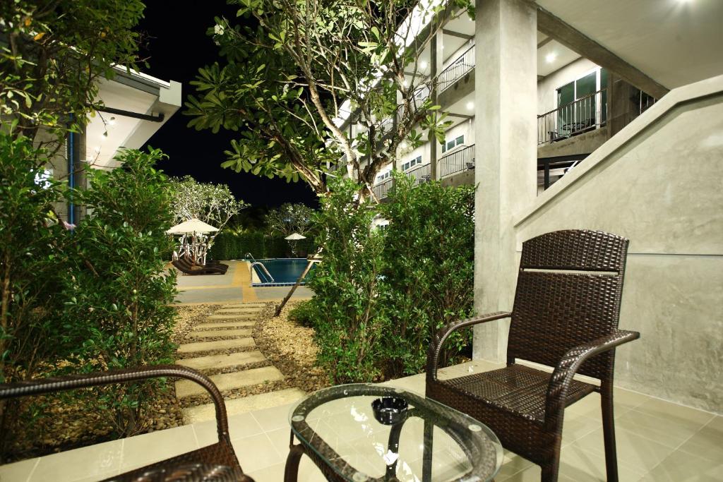 Zahrada ubytování The Malika Hotel - SHA Extra Plus