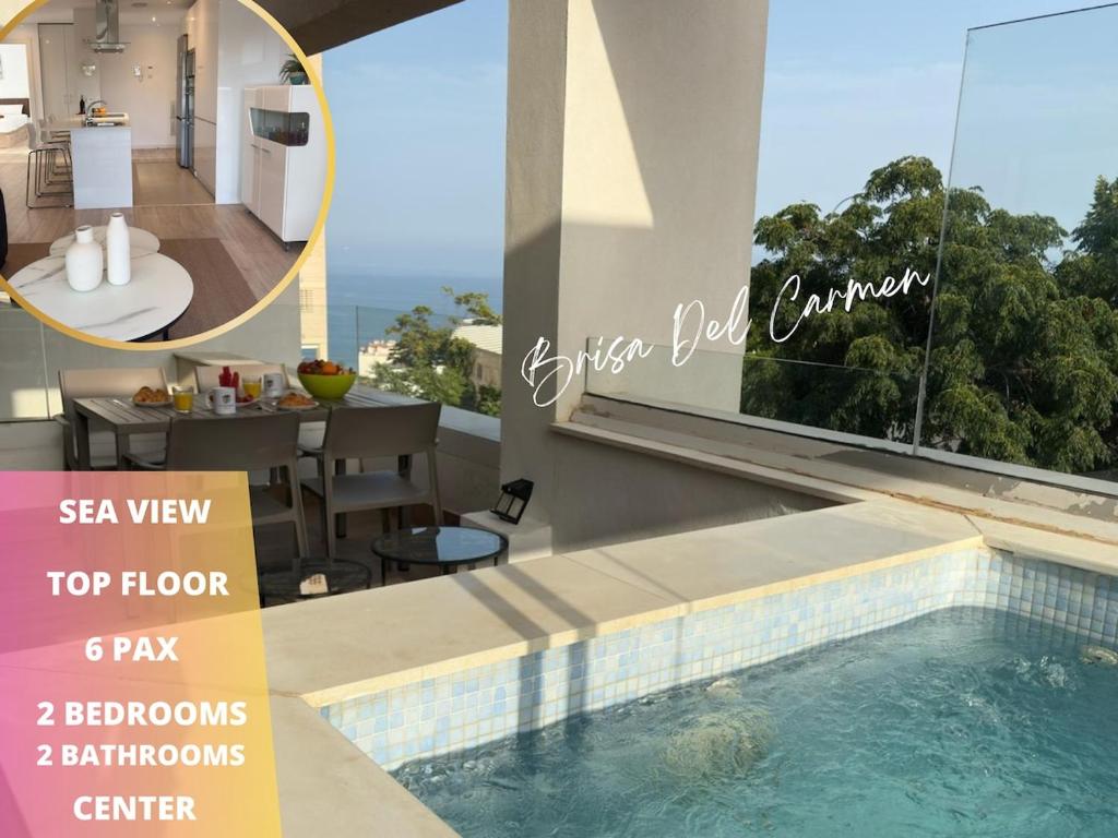 Brisa Del Carmen - Center - Plunge Pool - Sea View