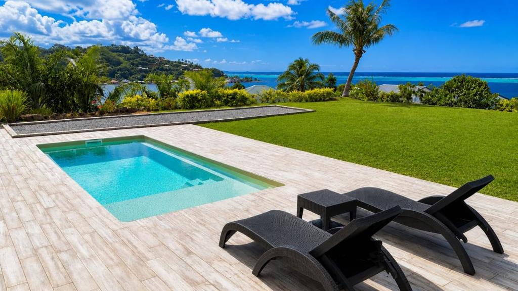Teava - Vue lagon d'exception & piscine privée - photo 7 - Raiatea, Polynésie
