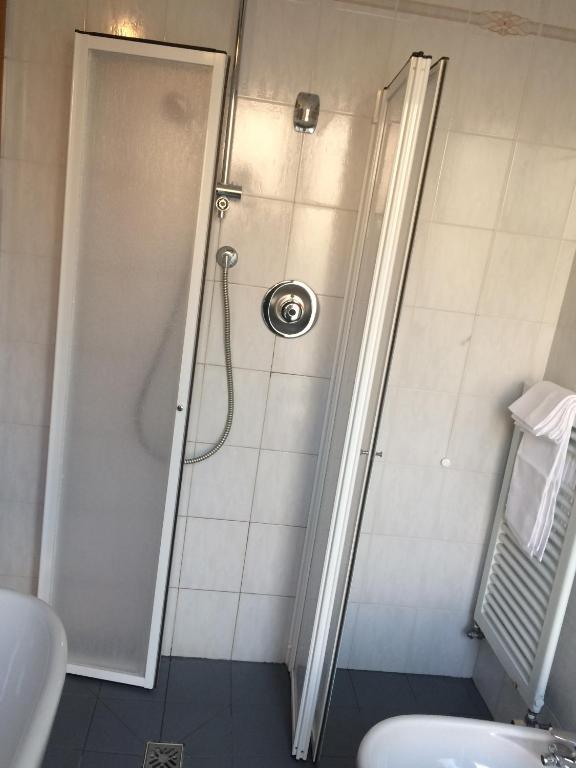 Koupelna v ubytování Hotel Bodoni