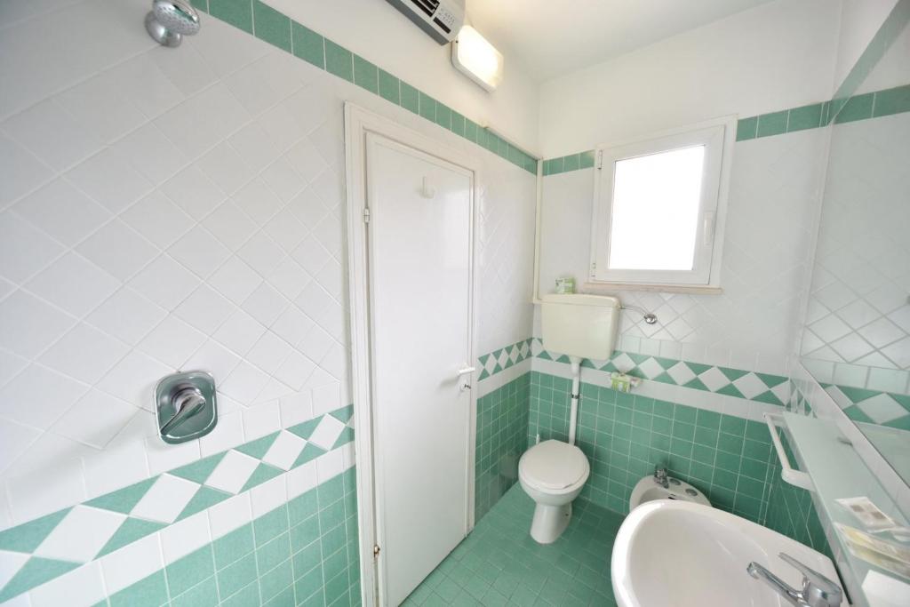Koupelna v ubytování Hotel Villa Edda