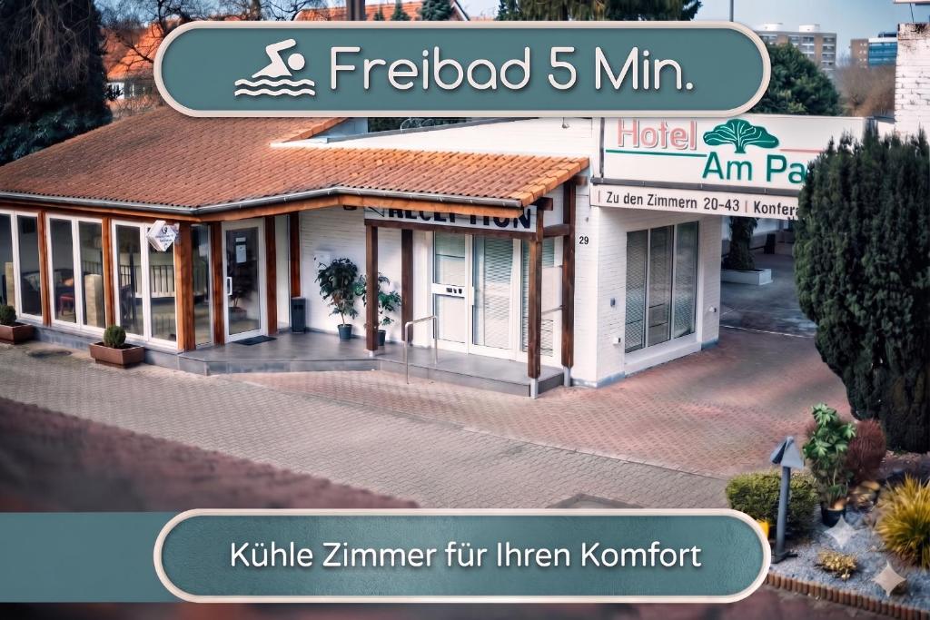 eine Darstellung eines Killeen Zermirnirnir Zehn-Gegenstands in der Unterkunft Hotel am Park - Krefeld - Düsseldorf - kühle Zimmer in Willich