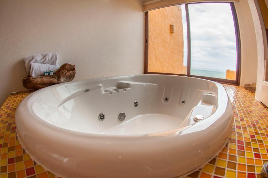 Koupelna v ubytování Hotel Istirinchá
