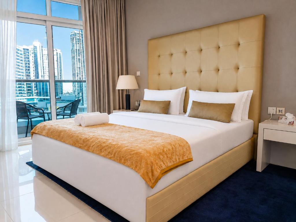 Iconic Waterside Studio Near Dubai Mall در دبی
