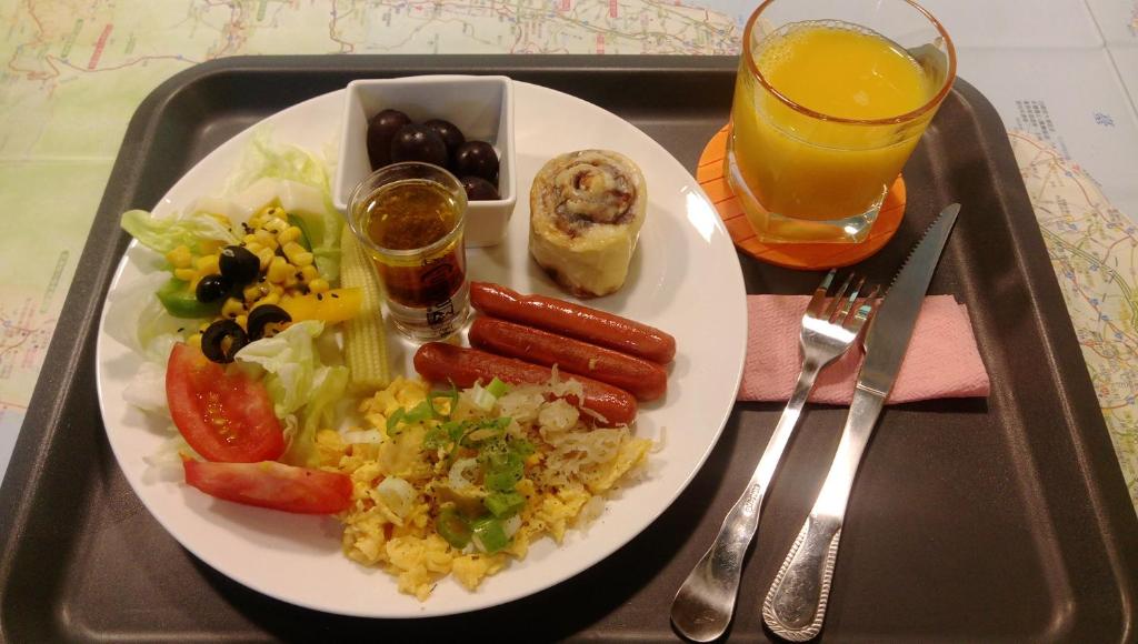 Jídlo v kapslového hotelu nebo okolí