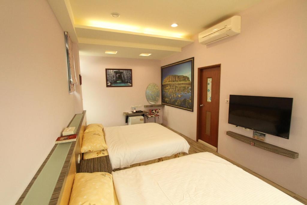 TV a/nebo společenská místnost v ubytování G Home Sir B&B