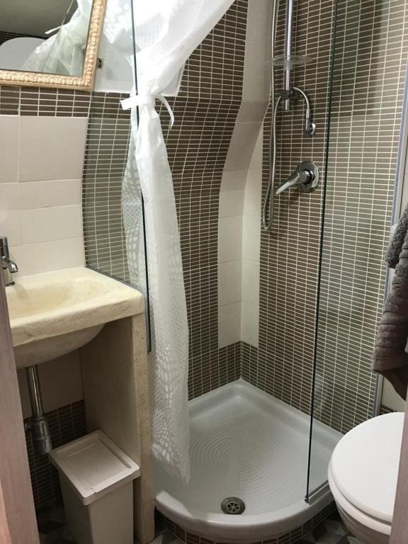 A bathroom at Casa Doria