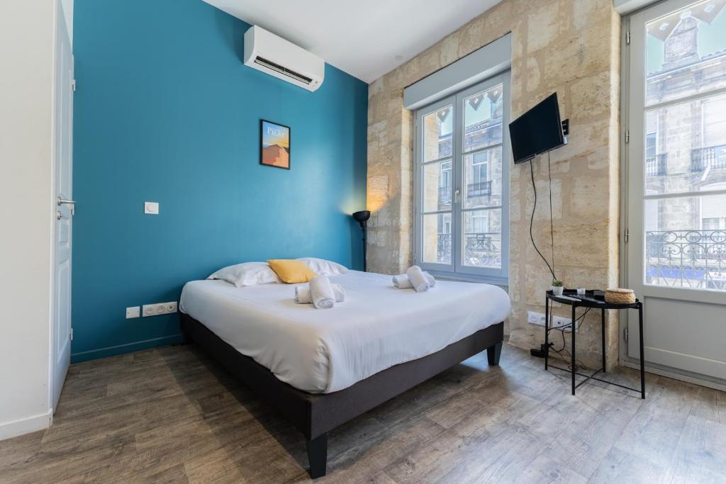 Superbe appartement avec climatisation et belle pierre Bordelaise pour 2 personnes
