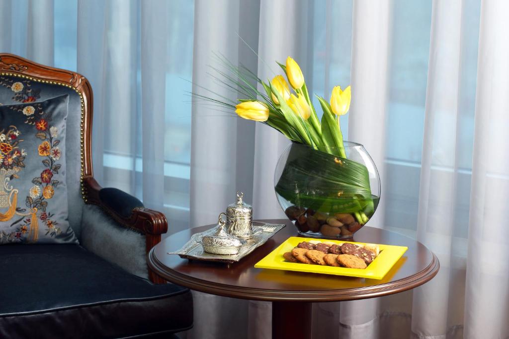 Posezení v ubytování Orion Hotel Bishkek