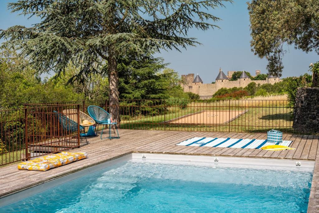 Villa Grand Panorama by L'Écrin de la Cité, vue unique sur les remparts de Carcassonne