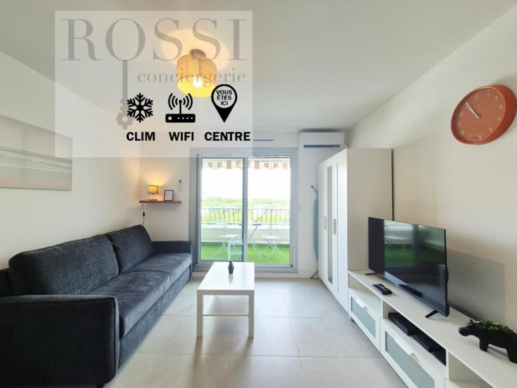 Suite Panoramique avec Climatisation Wifi en Centre-ville - ROSSIconciergerie - Linge inclus