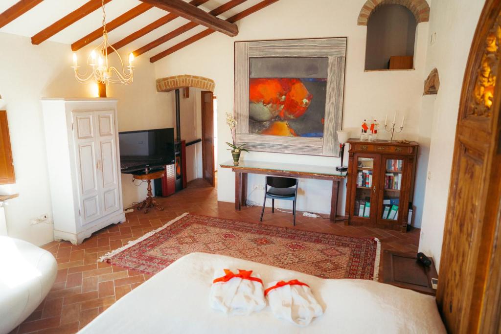 Postel nebo postele na pokoji v ubytování SommaVilla B&B