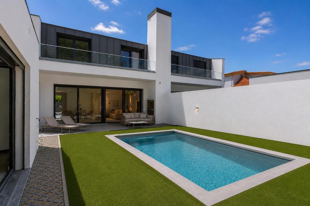 Center Caparica Beach House - Pool - Beach 3min