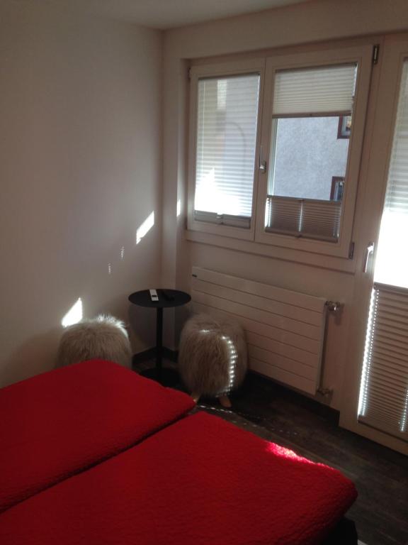 Postel nebo postele na pokoji v ubytování Haus Rosa
