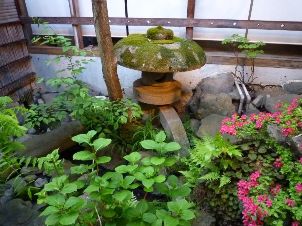Zahrada ubytování Yudanaka Tawaraya Ryokan