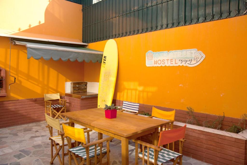 Posezení v ubytování 18St. Hostel