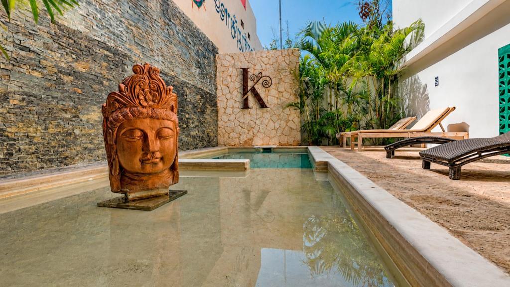 The swimming pool at or close to Kanté Hotel - Downtown Tulum