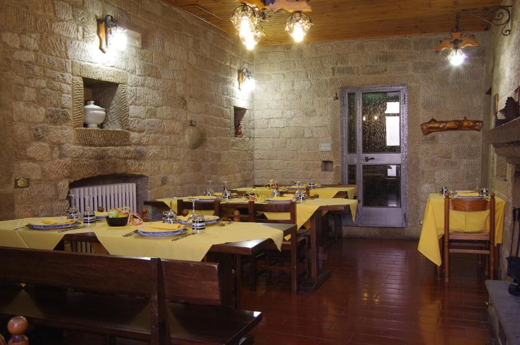 Restaurace v ubytování Albergo Stella