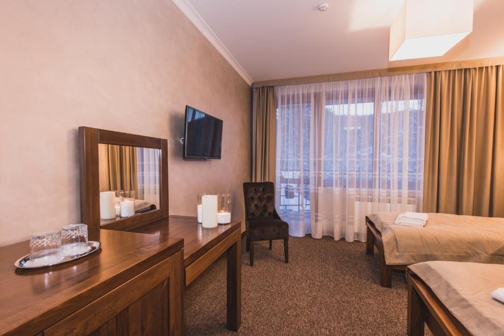 Postel nebo postele na pokoji v ubytování Davir Spa Resort