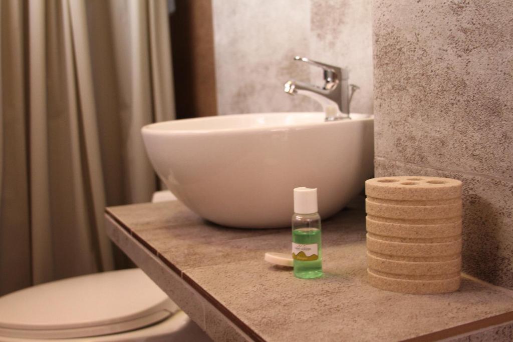 Koupelna v ubytování Hotel Casa Sakiwa