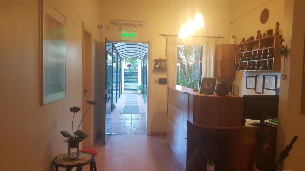 Kuchyň nebo kuchyňský kout v ubytování Las Orquideas Parque Hotel