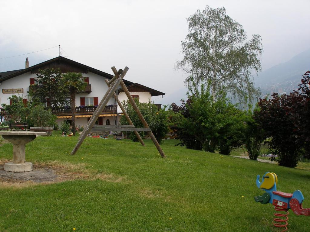 Zahrada ubytování Garni Schneeburghof