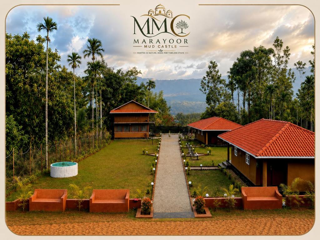 a poster of the masy marriott resort and spa at Marayoor Mud Castle in Maraiyūr