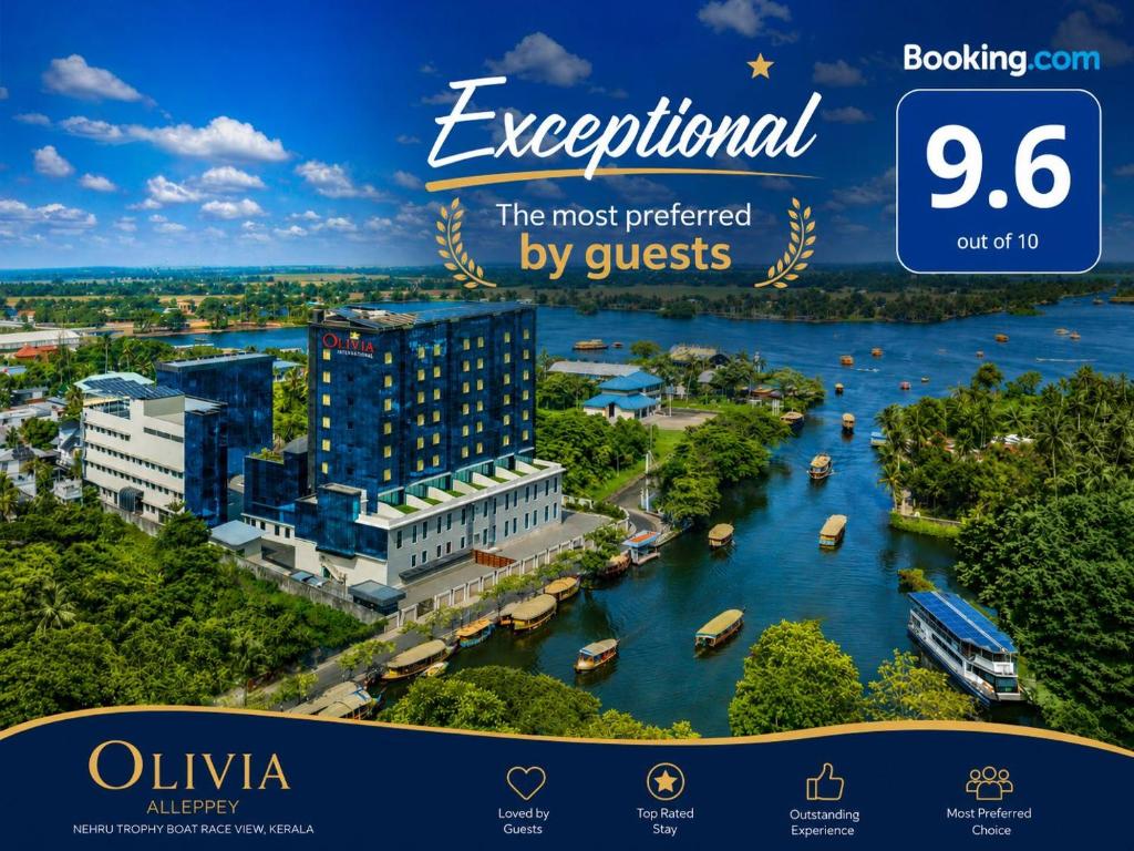 a rendering of the olivia hotel at olivia city at Olivia International in Alleppey
