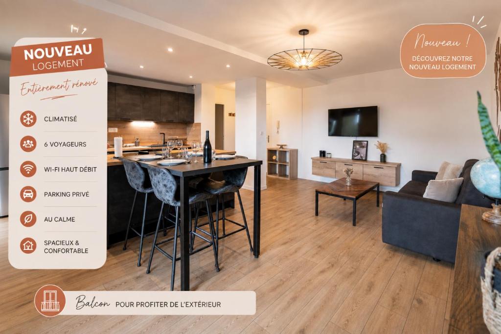 Le Clos de Limayrac - T3 clim - Parking - 6 pers
