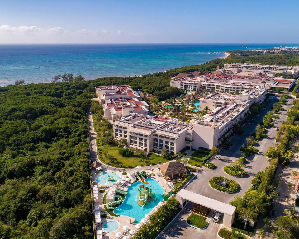 an aerial view of the resort and the ocean at Paradisus by Meliá Playa del Carmen - Riviera Maya - All Inclusive in Playa del Carmen