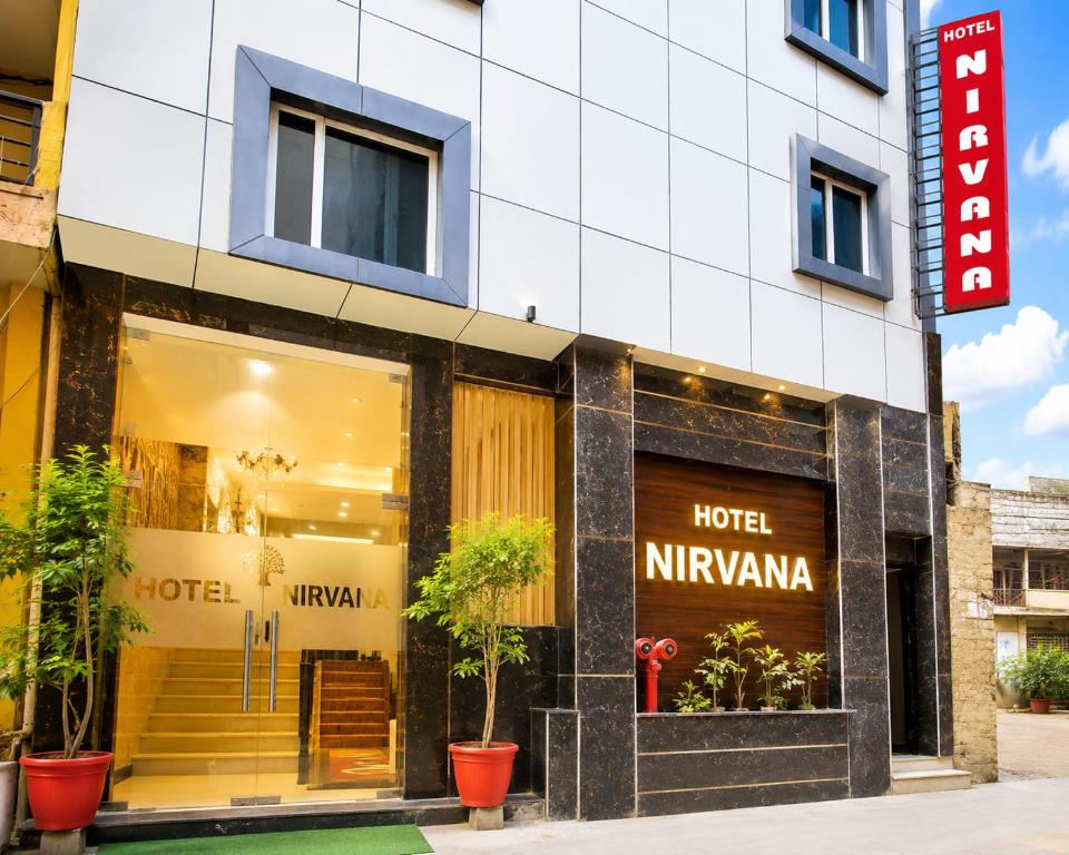 a store front of a hotel nirvana at The Nirvana Delhi Airport - FREE Airport Drop in New Delhi