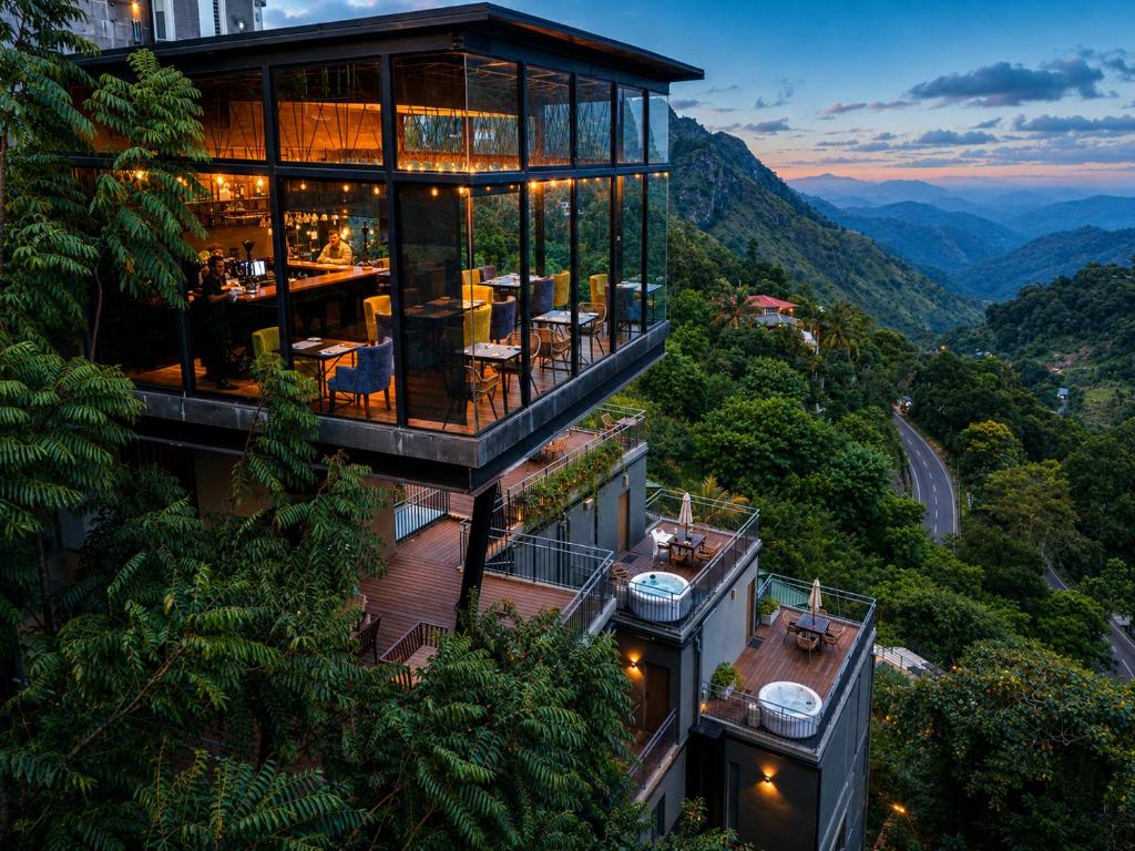 a house in the mountains with a view at HIDE ELLA Hotel & Resort in Ella