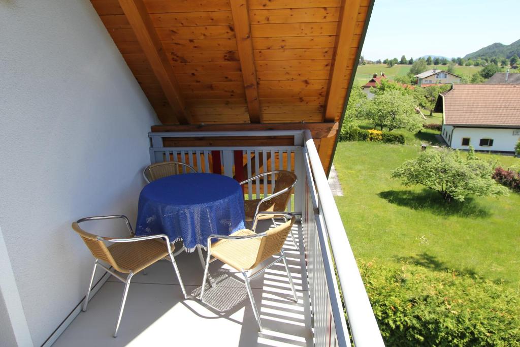 Balkón nebo terasa v ubytování Ferienwohnungen Petschnig 3