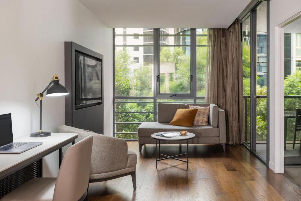 Travel Proud The Sebel Residences Melbourne Docklands Serviced Apartments - Zweizimmerwohnung Mit Einem Queensize-Bett Und Einem Doppelbett