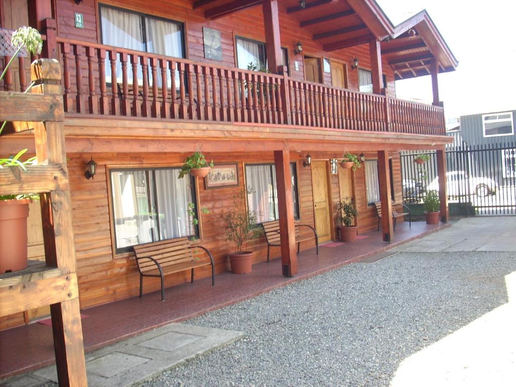 Budova, kde se aparthotel nachází