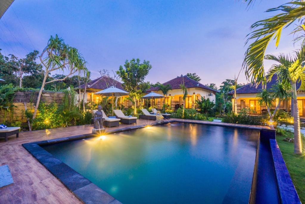an image of a swimming pool in a villa at Sunset Cave Villas Lembongan in Nusa Lembongan