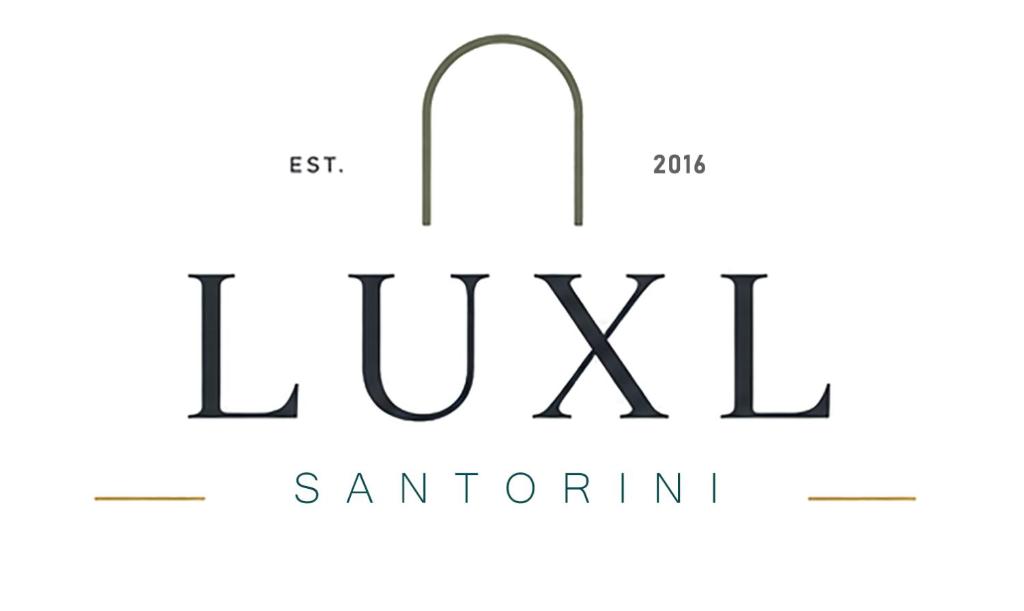 a set of three logos for jkarma at Villa LuxL in Fira